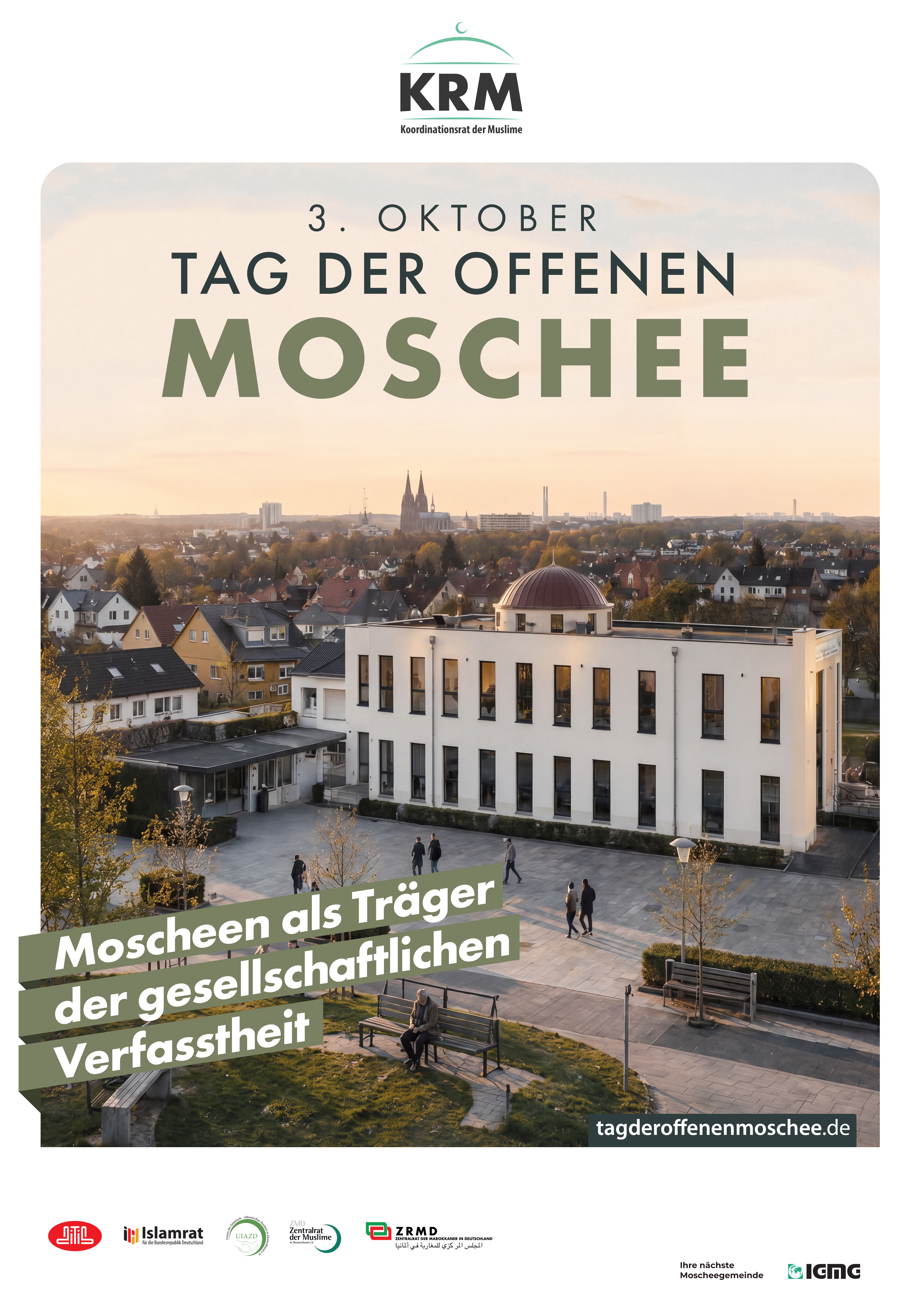 Flyer für den Tag der offenen Moschee
