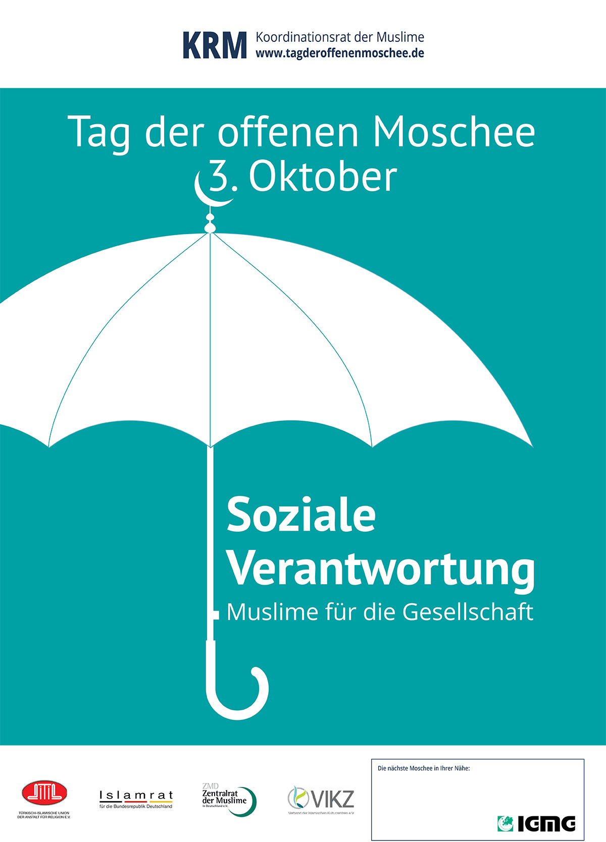 Flyer für den Tag der offenen Moschee